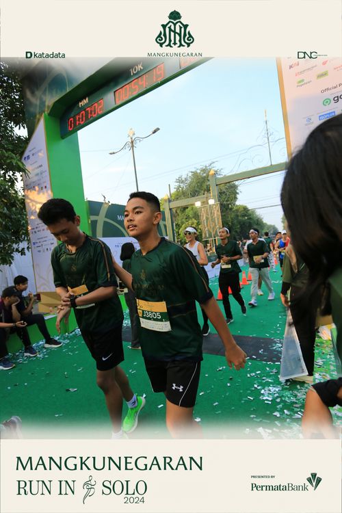 Race photo from Mangkunegaran Run 2024