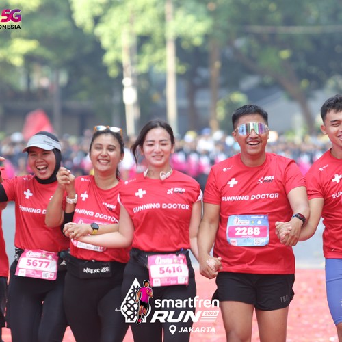 Race photo from SMARTFREN RUN 2026