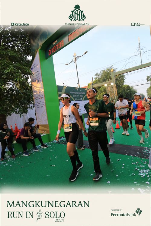 Race photo from Mangkunegaran Run 2024