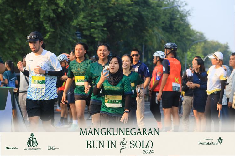 Race photo from Mangkunegaran Run 2024