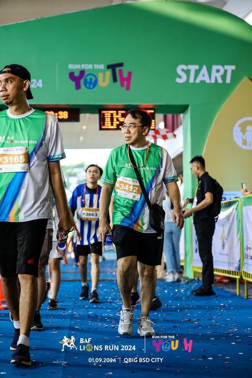 Race photo from BAF LIONS RUN 2024