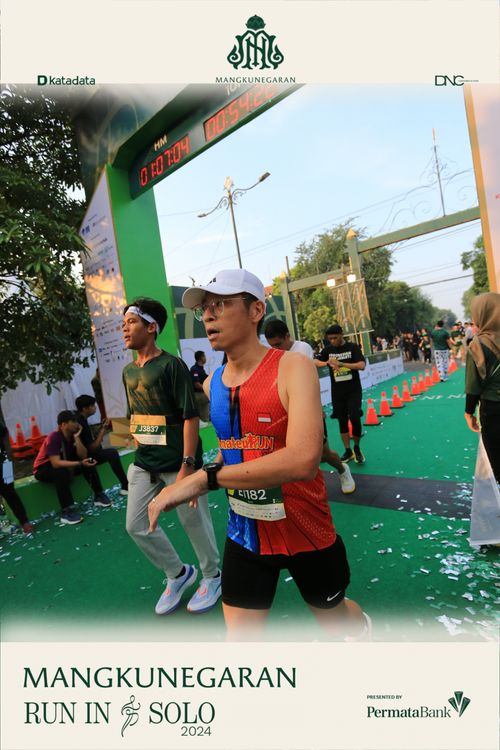 Race photo from Mangkunegaran Run 2024
