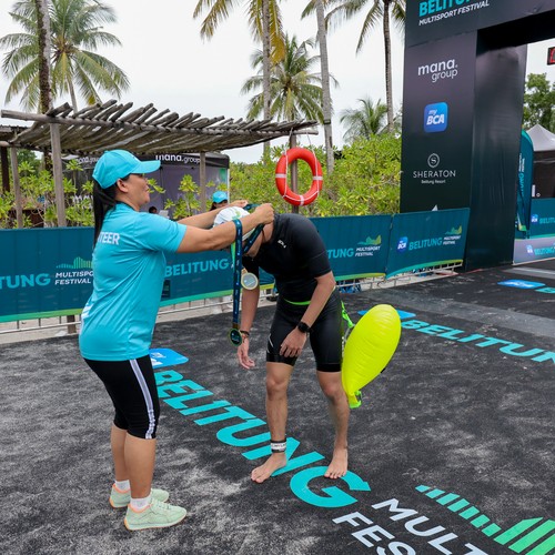 Race photo from Belitung Multisport Festival