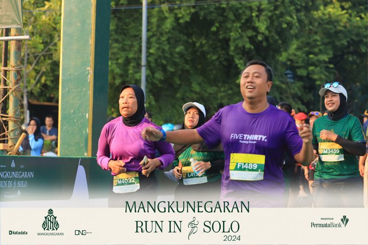 Race photo from Mangkunegaran Run 2024