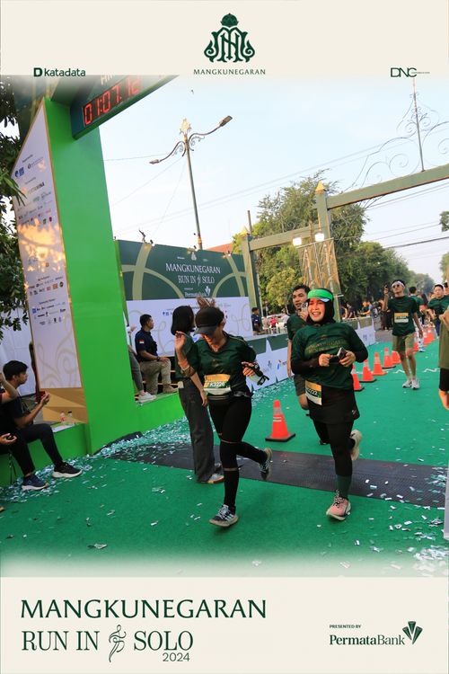 Race photo from Mangkunegaran Run 2024