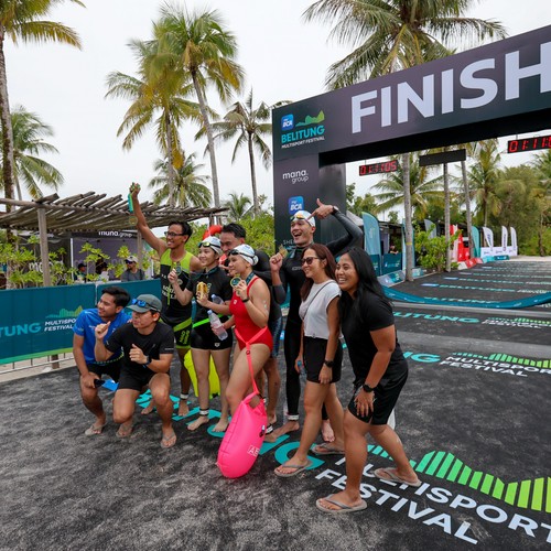 Race photo from Belitung Multisport Festival