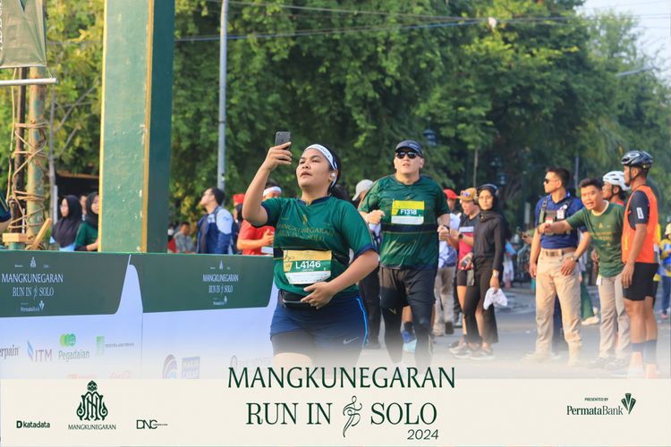 Race photo from Mangkunegaran Run 2024