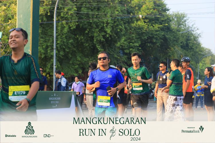 Race photo from Mangkunegaran Run 2024