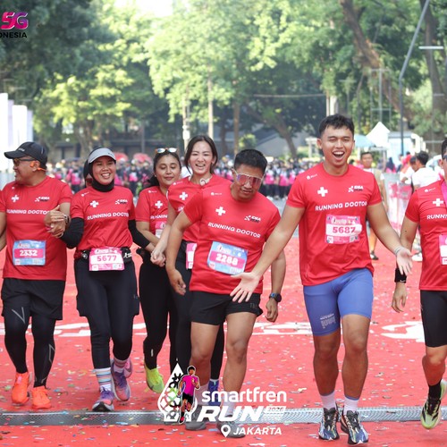 Race photo from SMARTFREN RUN 2026