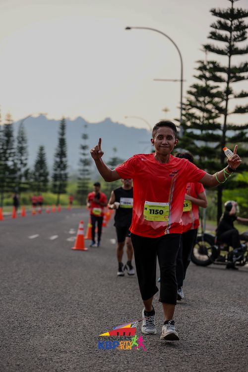 Race photo from CISANGKAN KBP CITY RUN 2025