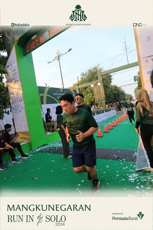 Race photo from Mangkunegaran Run 2024