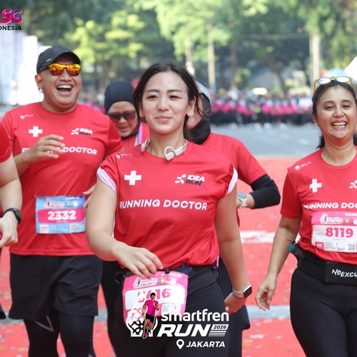Race photo from SMARTFREN RUN 2026