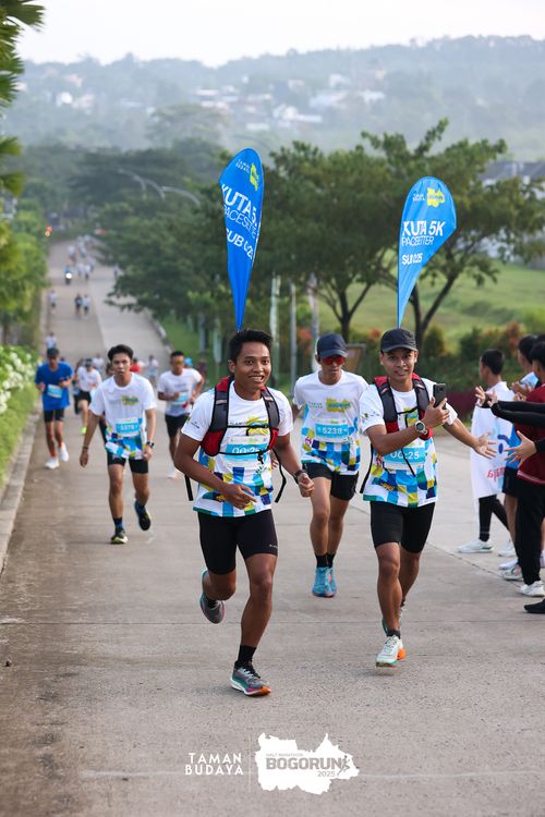 Race photo from Taman Budaya x BOGORUN 2025