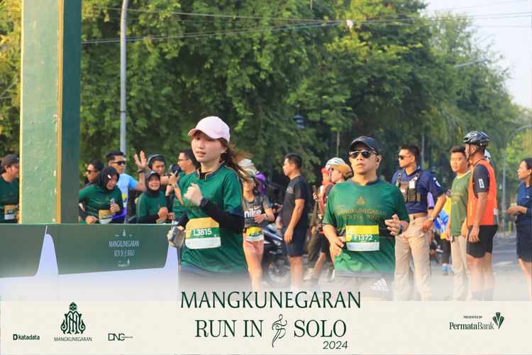 Race photo from Mangkunegaran Run 2024