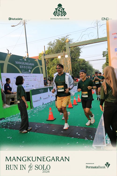 Race photo from Mangkunegaran Run 2024