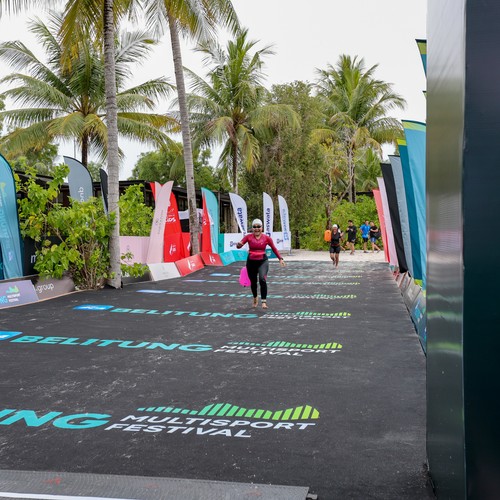 Race photo from Belitung Multisport Festival