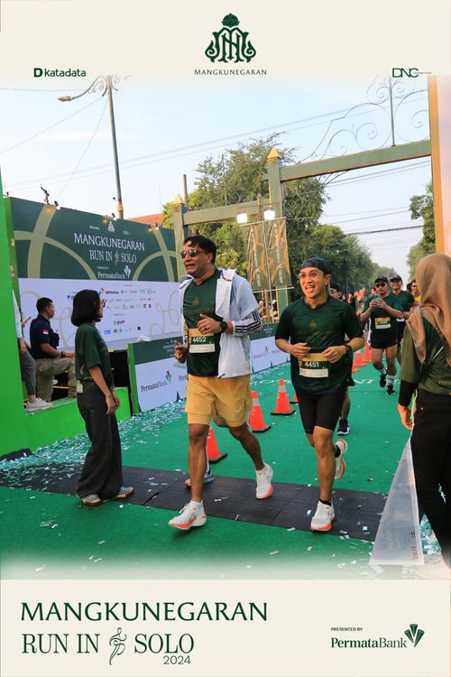 Race photo from Mangkunegaran Run 2024