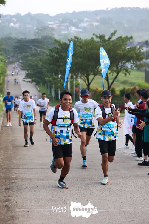 Race photo from Taman Budaya x BOGORUN 2025