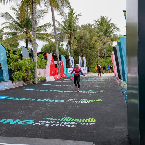 Race photo from Belitung Multisport Festival