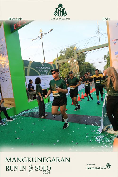 Race photo from Mangkunegaran Run 2024