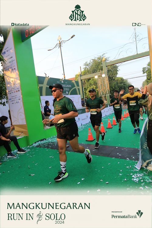 Race photo from Mangkunegaran Run 2024