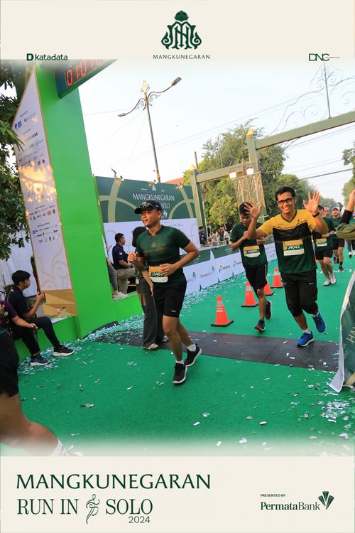 Race photo from Mangkunegaran Run 2024