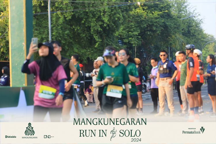 Race photo from Mangkunegaran Run 2024