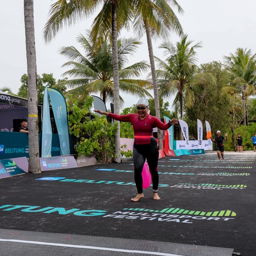 Race photo from Belitung Multisport Festival