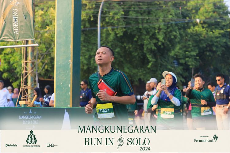 Race photo from Mangkunegaran Run 2024