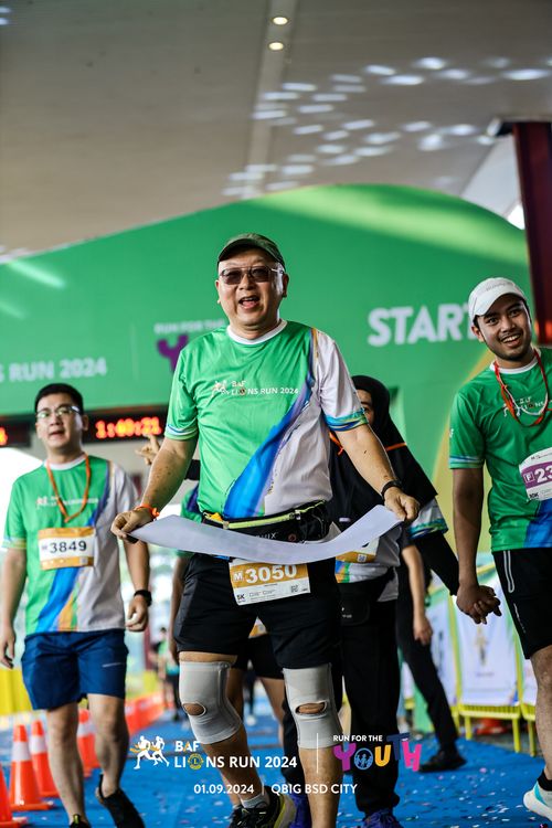 Race photo from BAF LIONS RUN 2024