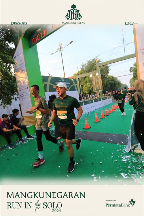 Race photo from Mangkunegaran Run 2024