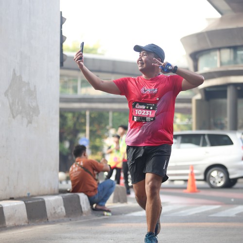 Race photo from SMARTFREN RUN 2026