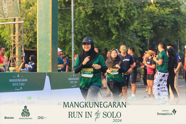 Race photo from Mangkunegaran Run 2024