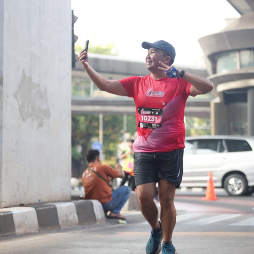 Race photo from SMARTFREN RUN 2026
