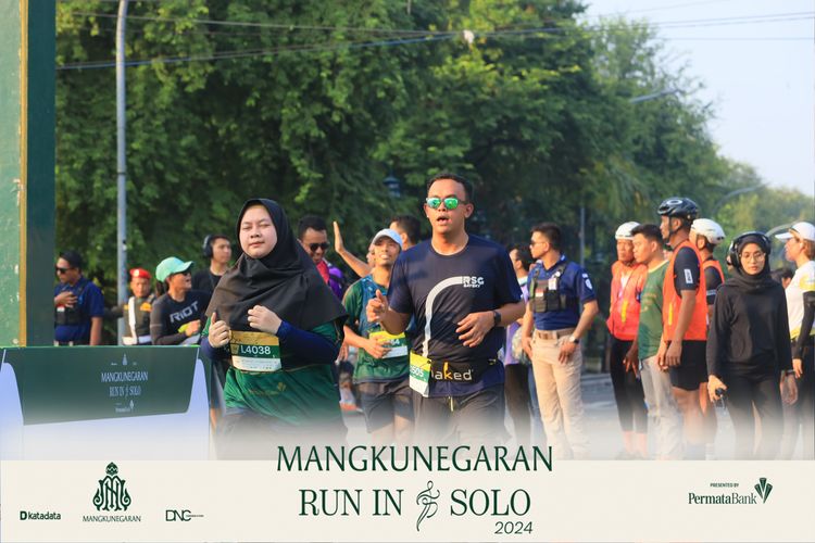 Race photo from Mangkunegaran Run 2024