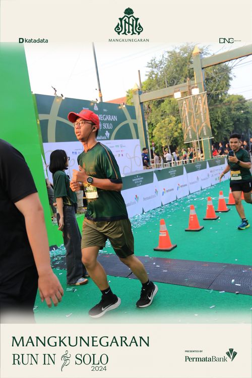Race photo from Mangkunegaran Run 2024