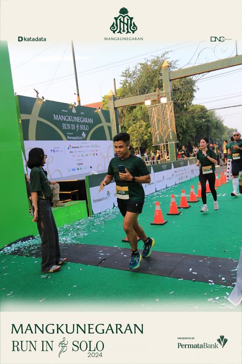 Race photo from Mangkunegaran Run 2024