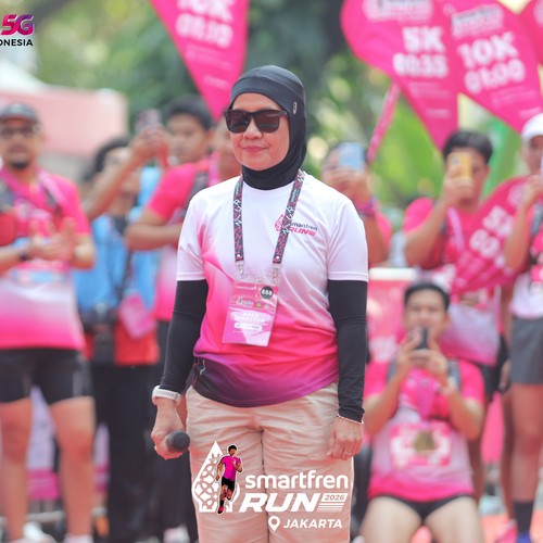 Race photo from SMARTFREN RUN 2026