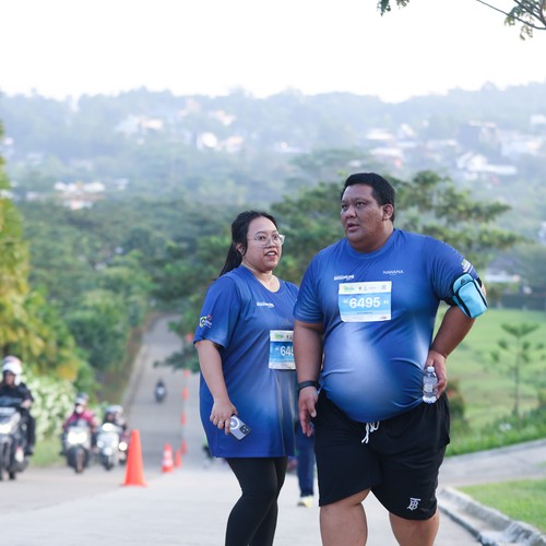 Race photo from BOGORUN 2026