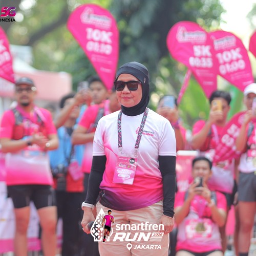 Race photo from SMARTFREN RUN 2026
