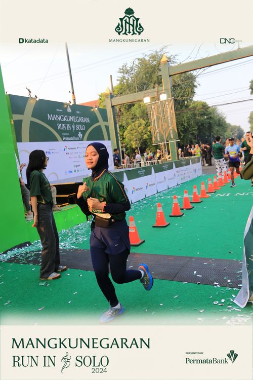 Race photo from Mangkunegaran Run 2024