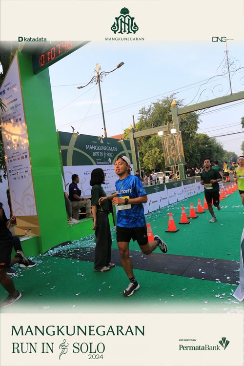 Race photo from Mangkunegaran Run 2024
