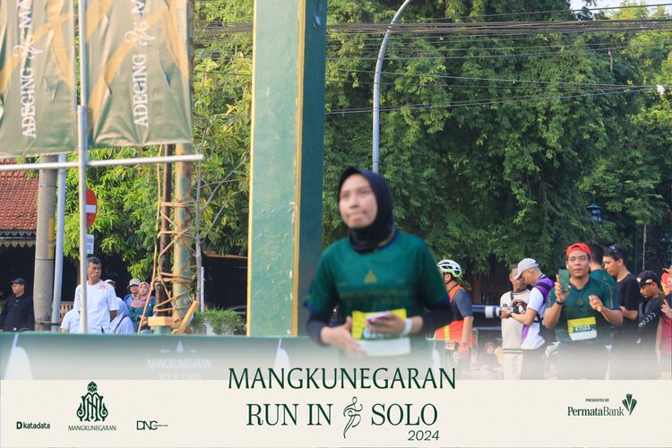 Race photo from Mangkunegaran Run 2024