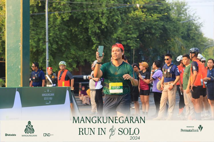 Race photo from Mangkunegaran Run 2024