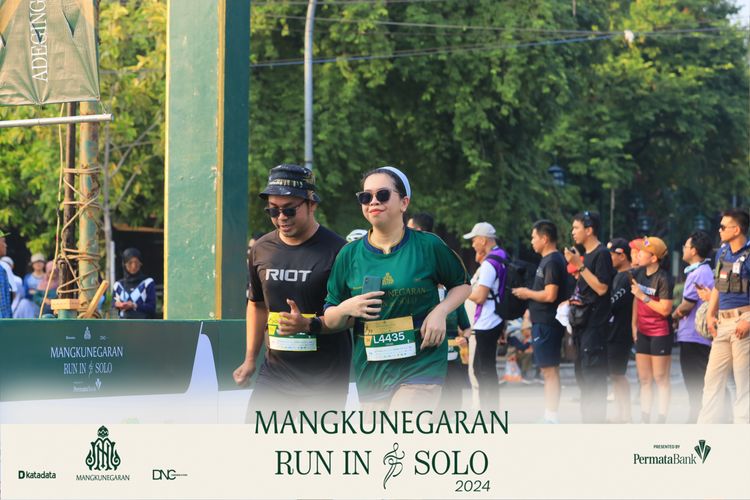 Race photo from Mangkunegaran Run 2024