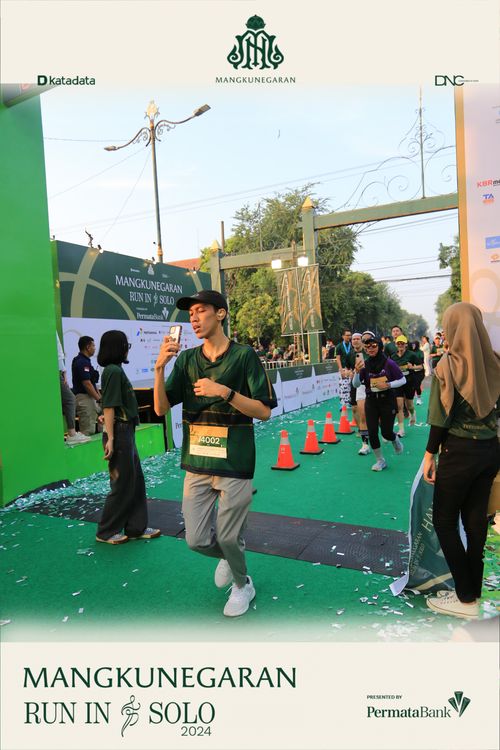 Race photo from Mangkunegaran Run 2024