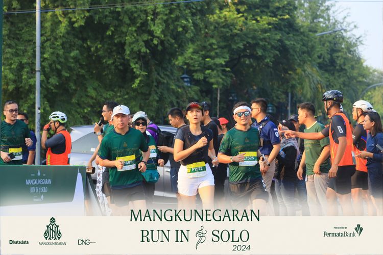 Race photo from Mangkunegaran Run 2024
