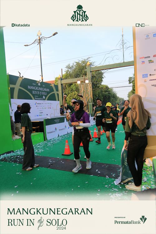 Race photo from Mangkunegaran Run 2024