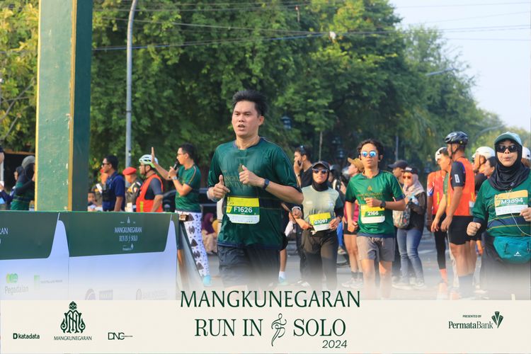 Race photo from Mangkunegaran Run 2024