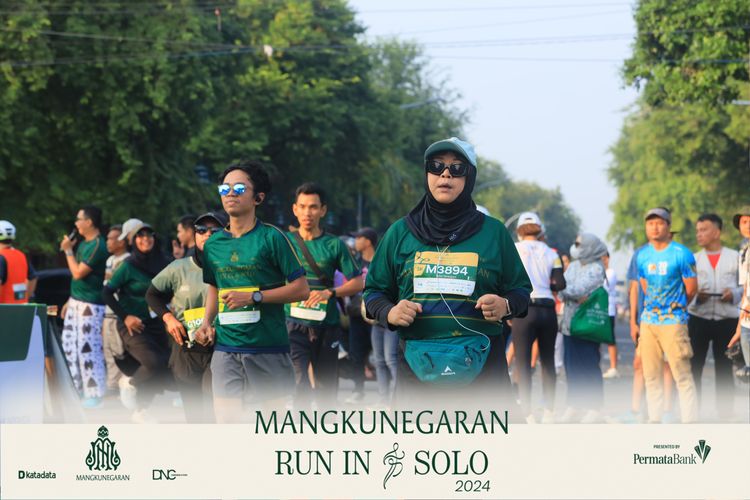 Race photo from Mangkunegaran Run 2024